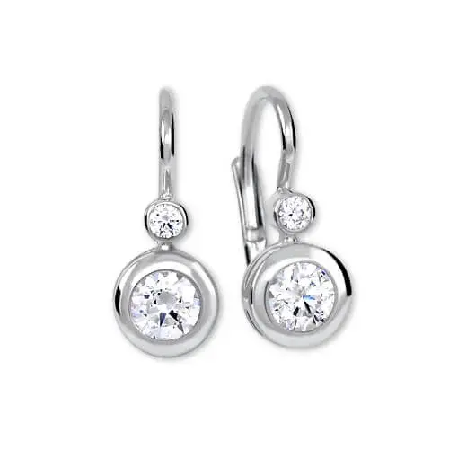 Soliter Strieborné náušnice s kryštálmi 436 001 00330 04