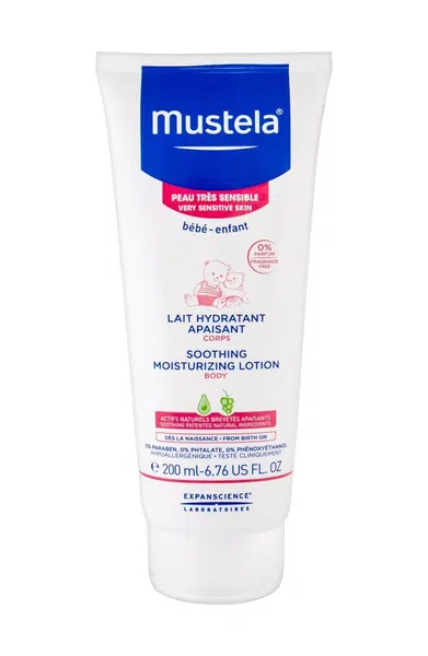 Mustela Detské upokojujúce hydratačné mlieko pre veľmi citlivú pokožku (Soothing Moisture Lotion) 200 ml