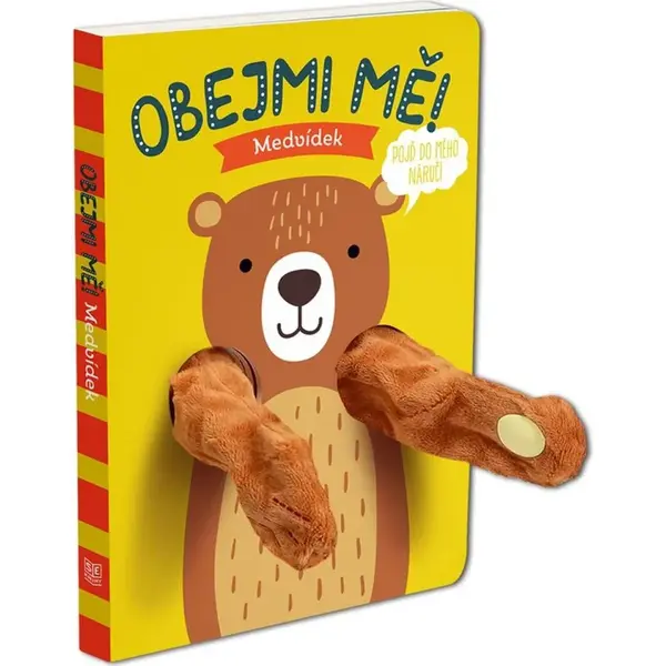 Pexi Maňásková knížka Obejmi mě! Medvídek
