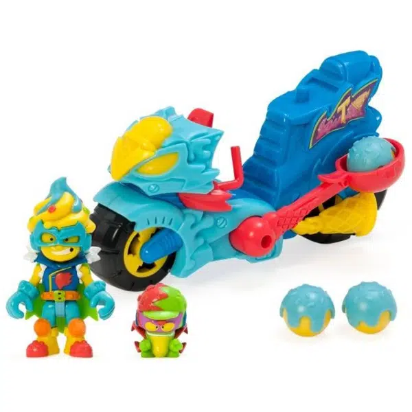 SuperThings Figúrka S Super rýchly motocykel Turbo Ice