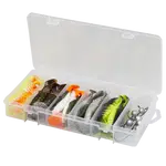 Savage gear gumová nástraha cannibal shad kit mixed colors 36 ks - 10 a 12,5 cm