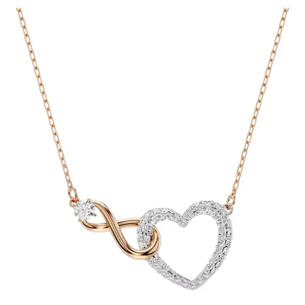 Swarovski Náhrdelník s trblietavým príveskom Hyperbola 5518865