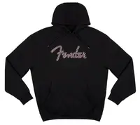 Fender Spaghetti Logo Wavy Checker Hoodie Pink XL