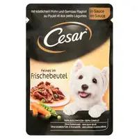 Cesar kapsičky s kuřecím a zeleninovým ragú 100 g