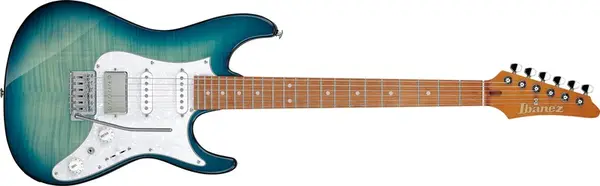 Ibanez AZ22S1F Transparent Turquoise Burst