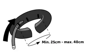 Flamingo límec Velikost M: 25.40 cm