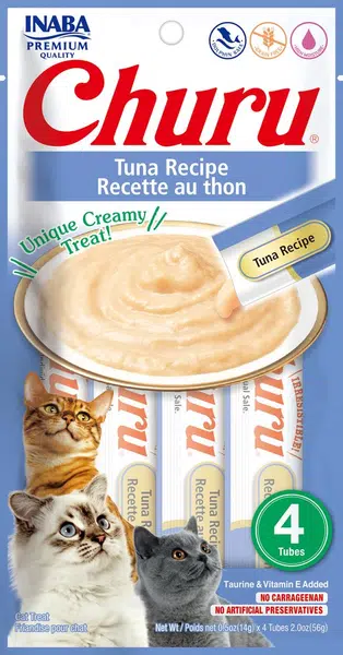 INABA Cat Churu Pyré - tuniak 4 x 14 g