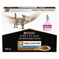 Purina Pro Plan Veterinary Diets Feline NF Renal Advanced Care vlhké krmivo pre mačky s kuracím mäsom 10 x 85 g