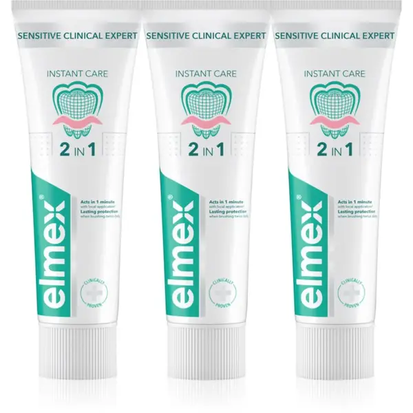 Elmex Sensitive Clinical Expert zubná pasta pre citlivé zuby 3x75 ml