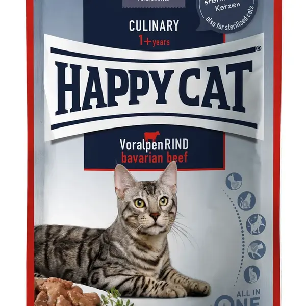 Happy Cat Culinary Voralpen Rind kapsičky - Hovězí 85 g