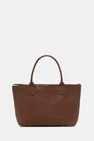 Kožená kabelka Answear Lab béžová barva