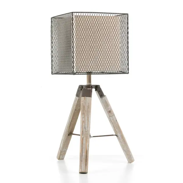 STOLNÍ LAMPA, E27, 36/36/64 cm