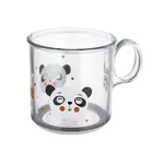 CANPOL BABIES Hrneček protiskluzový Exotic animals - transparent 170 ml