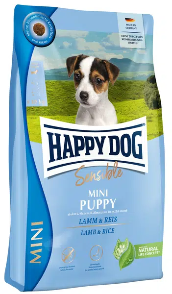 Happy Dog Supreme Sensible Mini Puppy Lamb & Rice 4 kg