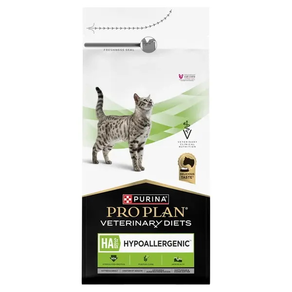 Purina Pro Plan Veterinary Diets Feline HA Hypoallergen suché krmivo pro kočky 1,3 kg