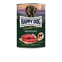 Happy Dog Sensible Pure Montana - konzerva, koňské maso 6 x 800 g