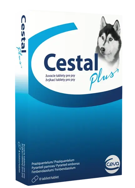 CESTAL  Plus žuvacie tablety pre psy 8 ks