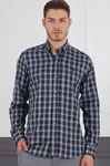 G718 DERBERRY MEN'S SHIRT-LACİVERT