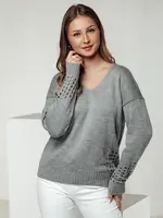 Dámsky sveter SOFTARE jasnosivý