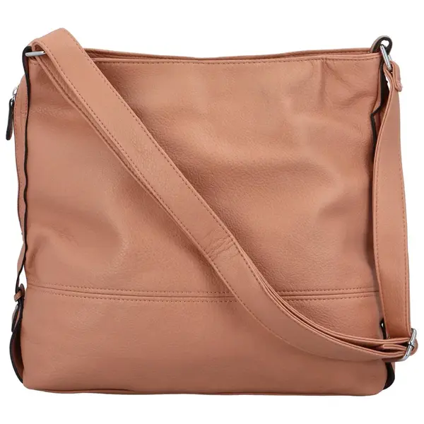 Stylová dámská crossbody kabelka Marisa, růžová
