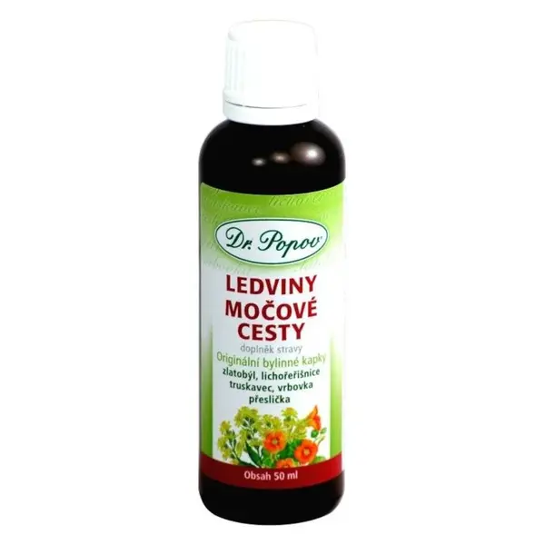 Dr.popov Kapky Bylinné Ledviny-močové Cesty 50ml