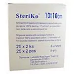 Gáza Kompr.ster.steriko 8 Vrstev 10x10cm 25x2ks