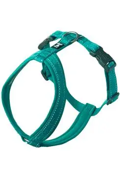 Postroj Y Hurtta Casual Eco paví zeleň 80-90cm