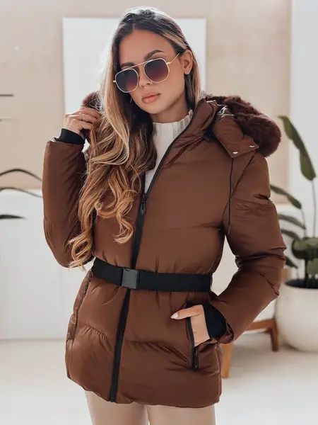 Dámska zimná bunda LOVELINA hnedá