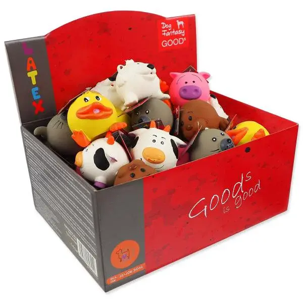 Displej Hračky Dog Fantasy Latex Ball Animals 36ks