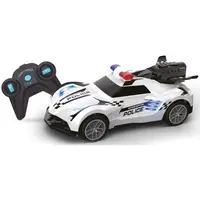 Auto policajné svietiace dymiace RC na diaľkové ovládanie 18 cm