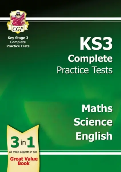 KS3 Complete Practice Tests - Maths, Science & English - CGP Books