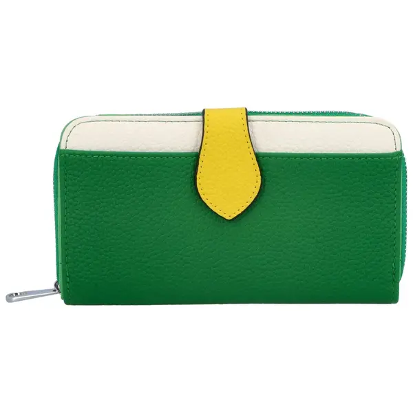 Kombinovaná dámská koženková peněženka Simonee,  zelená
