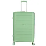 Cestovní plastový kufr Lamar velikost L, světle zelený