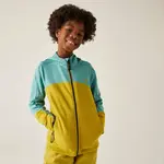 Dětská fleecová mikina dare2b thriving iv modrá/žlutá 134-140