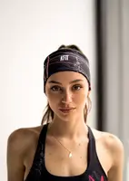 Čelenka kfit® alte černá/růžová uni