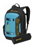 Meatfly batoh Basejumper Sky Blue / Yellow 22 L + PENÁL ZDARMA | Žlutá | Objem 22 L