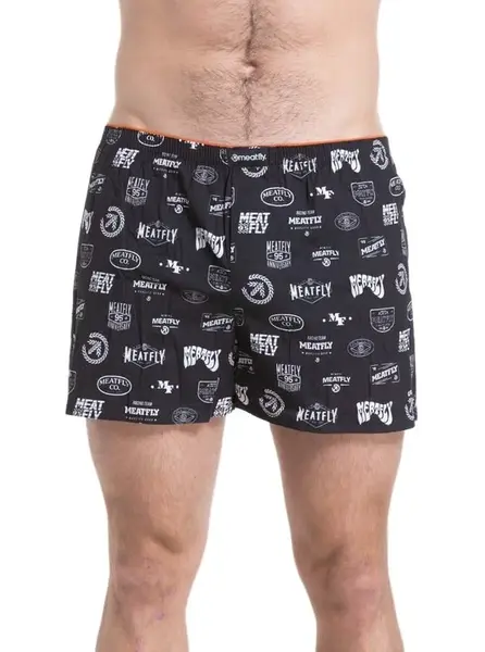 Meatfly pánské trenýrky Agostino Badges Double Pack | Mnohobarevná | Velikost M