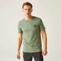 Pánské tričko regatta breezed iv zelená m