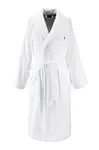 Bavlněný župan Ralph Lauren POLOPLAY White M