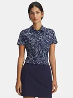 Under Armour UA Playoff 3.0 Printed Polo-BLU Women's T-Shirt - Women's