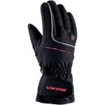 Viking KEVIN Dětské lyžařské rukavice, černá, velikost