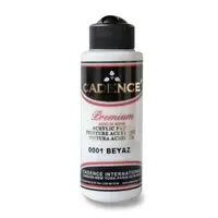 Akrylové barvy Cadence Premium, 120 ml - bílá