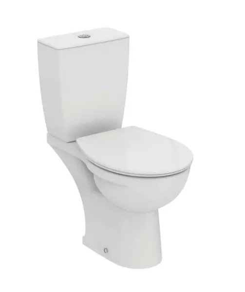 Ideal Standard Eurovit - WC kombi s doskou, zadný odpad, biela W328801