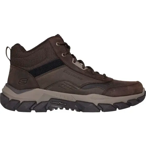 Skechers SANTORO - HOPKINS Pánská zateplená obuv, hnědá, velikost