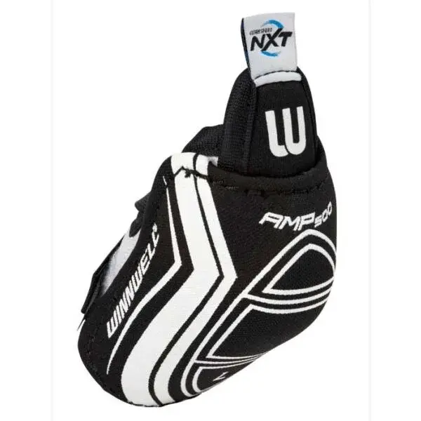 WINNWELL LOKTY AMP500 YTH (HARD) Hokejové chrániče, černá, velikost