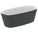 Ideal Standard Dea - Voľne stojaca vaňa, 170x75 cm, matná biela/matná čierna K8720V3