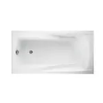 Cersanit Zen - Vaňa 170x85 cm, vrátane nožičiek, biela S301-128