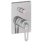 Sapho Batérie - Batéria pod omietku, na 2 spotrebiče, s telesom, chróm BB042