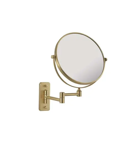 Sapho Gedy Doplňky - Kosmetické zrcátko nástěnné, matná zlatá CO202488