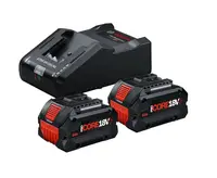 Bosch Příslušenství - Sada 16A nabíječky a 2x aku 18 V Li-Ion 8,0 Ah 1600A02X03